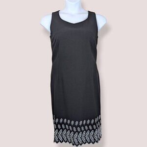 Vintage Jessica Embroidered Little Black Dress